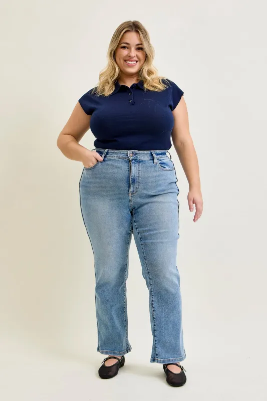 Stella High Rise Vintage Straight Fit - PLUS sold by Judy Blue