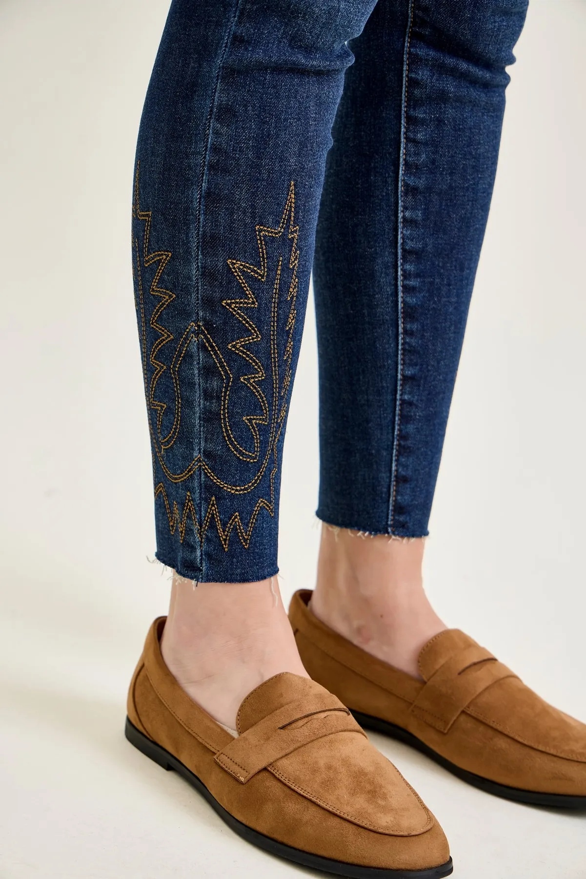Sarah High Rise Skinny With Western Embroidery Detail sold by Judy Blue product image thumbnail 2
