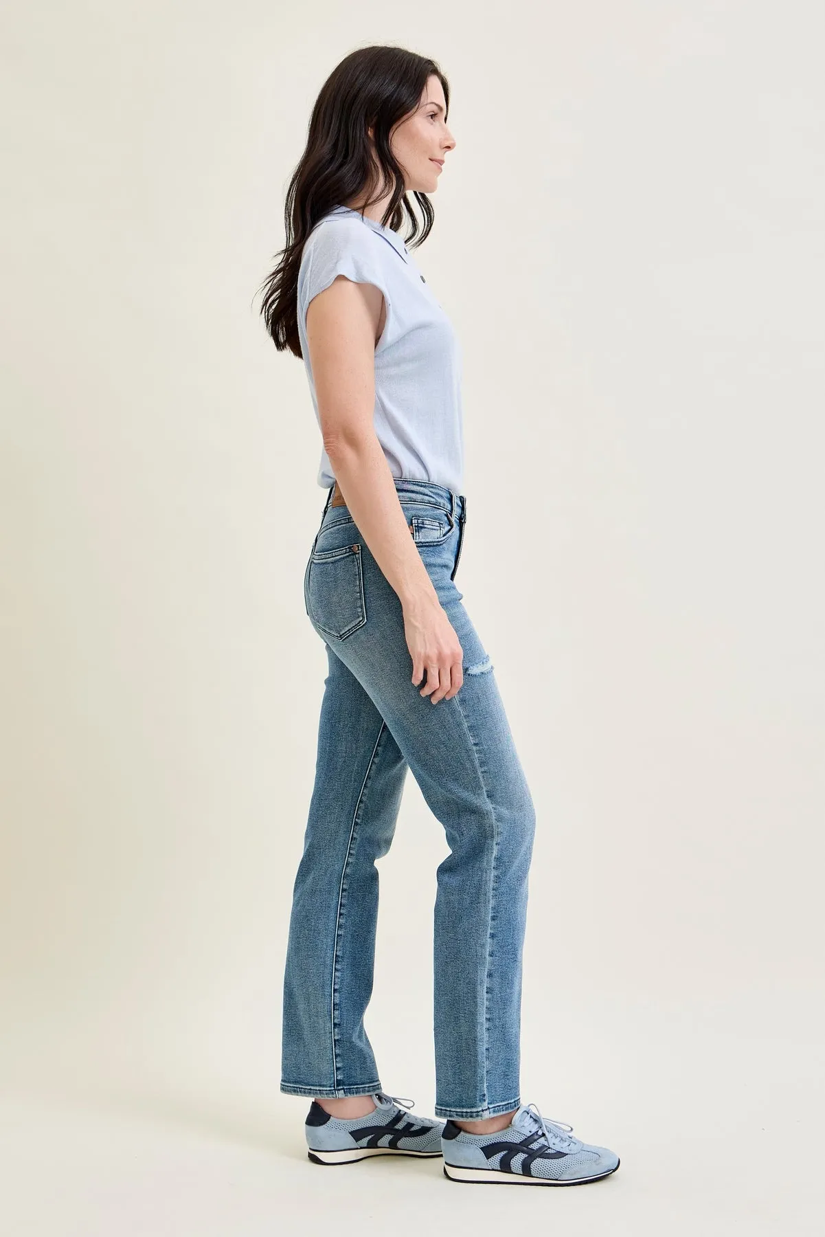 Ophelia Mid Rise Dad Jeans sold by Judy Blue product image thumbnail 2
