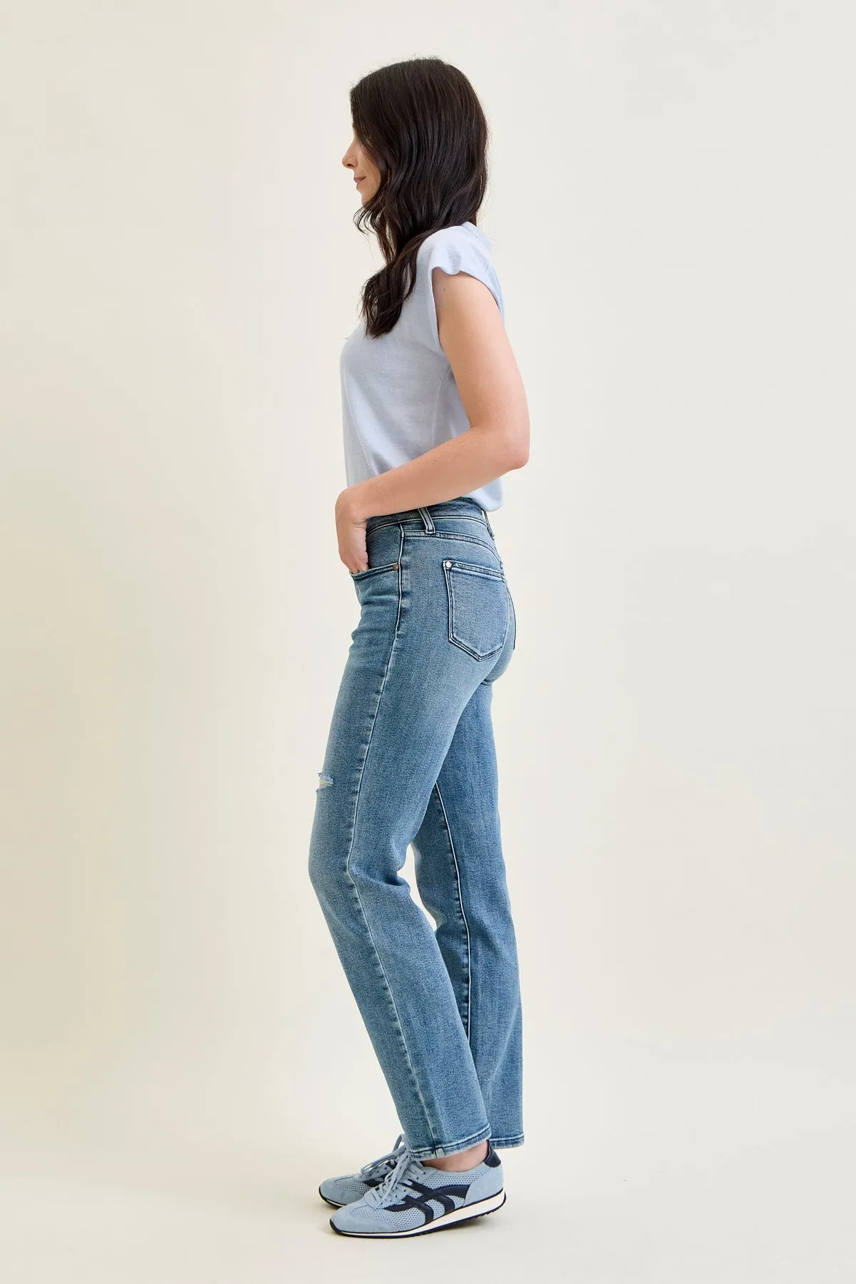 Ophelia Mid Rise Dad Jeans sold by Judy Blue product image thumbnail 4