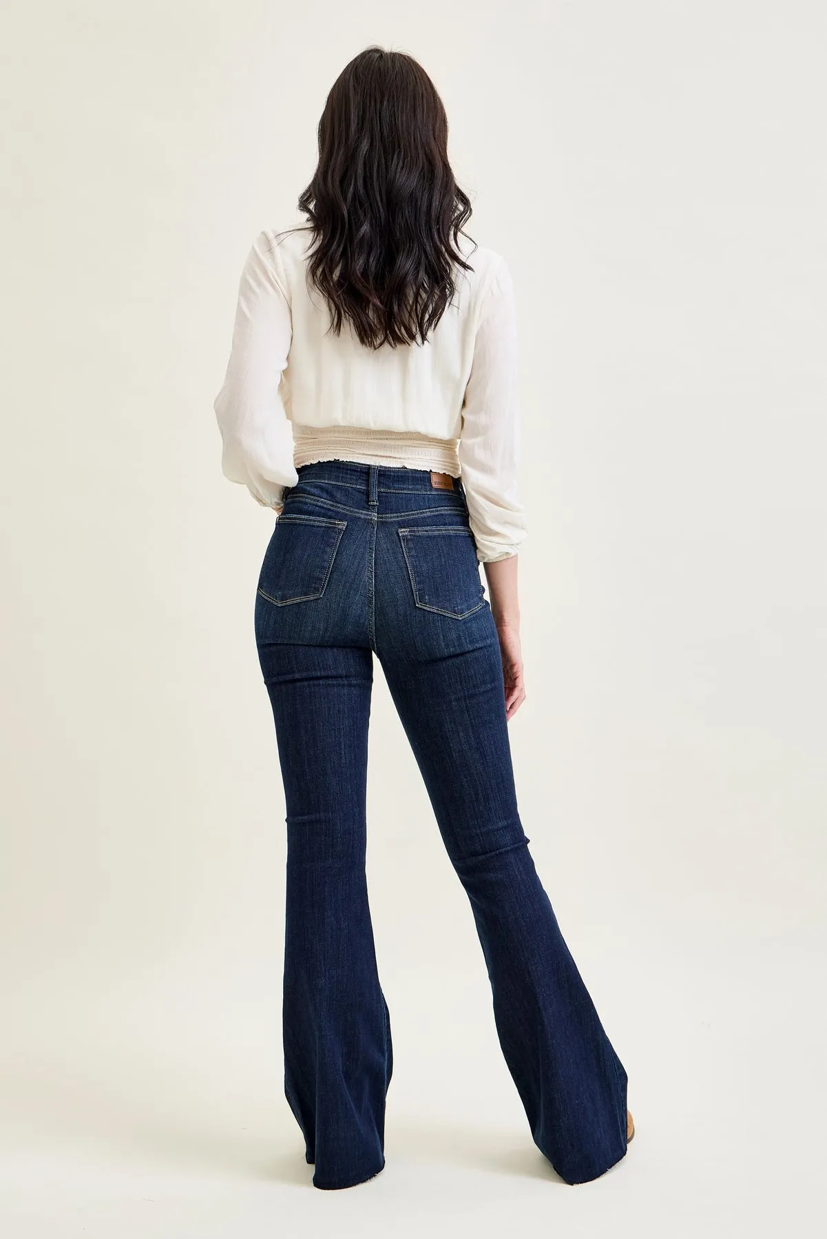 Lily High Rise Raw Hem Flare sold by Judy Blue product image thumbnail 5