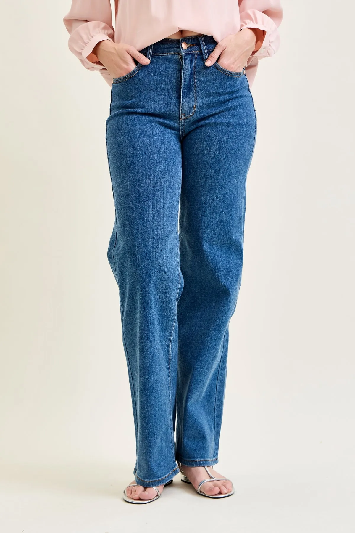 Katie High Rise Vintage Classic Wide Leg sold by Judy Blue product image thumbnail 5