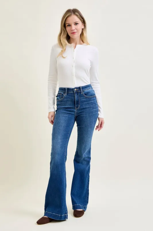 Penny Wide Hem Flare Jeans sold by Judy Blue