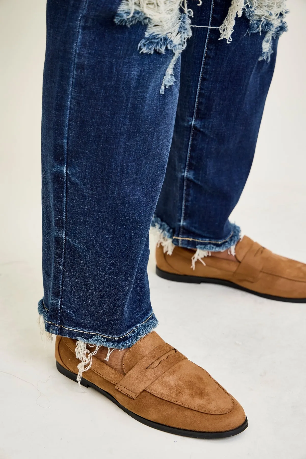 Lisse Mid Rise Ripped Straight Fit Jeans - PLUS sold by Judy Blue product image thumbnail 2