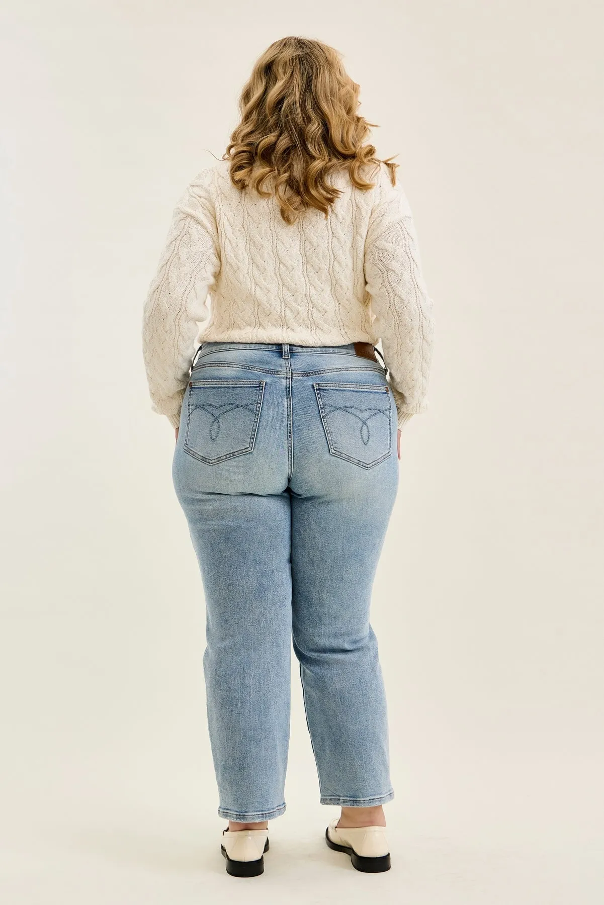 Kimberly Marble Stone Magic Straight (Petite) - PLUS sold by Judy Blue product image thumbnail 4