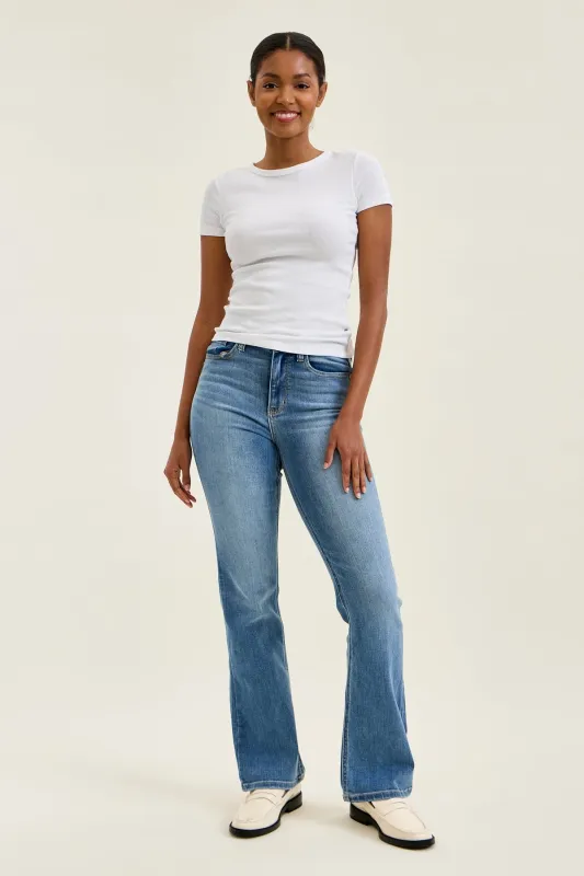 Kaya High Rise Classic Contrast Wash Bootcut made by Judy Blue