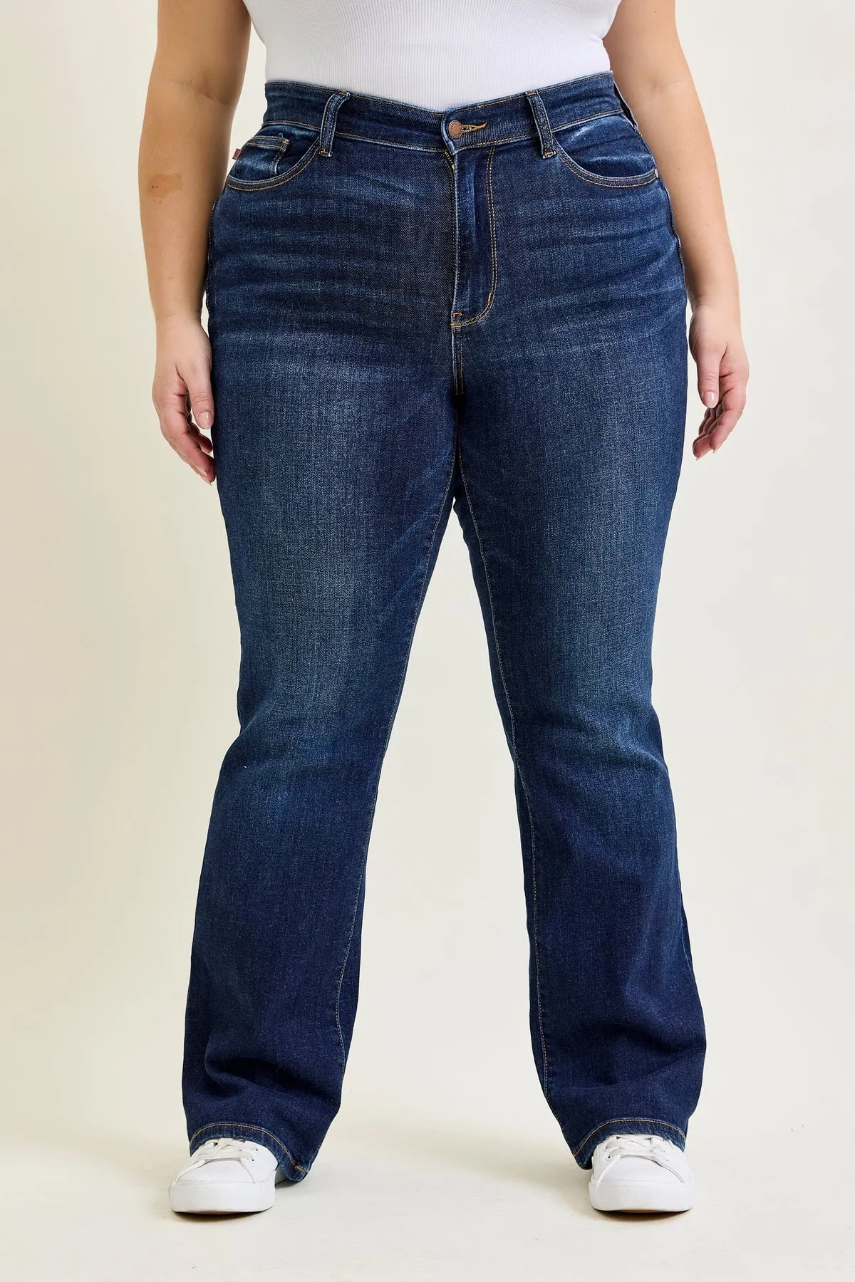 Cleo Dark Dream Mid Rise Bootcut - PLUS sold by Judy Blue product image thumbnail 5