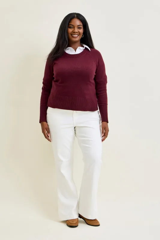 Lara White Slim Boot with Side Slit - PLUS made by Judy Blue