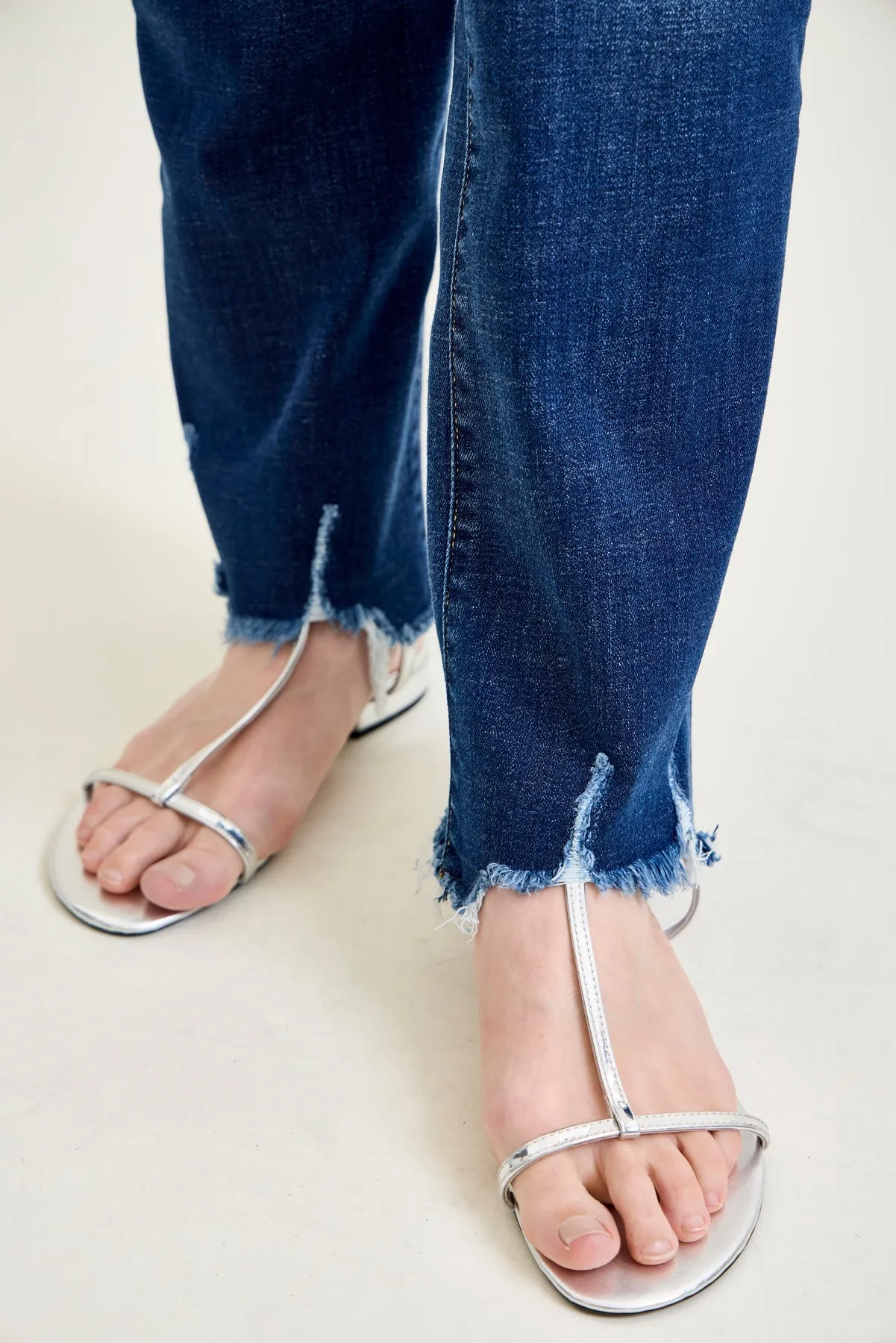 Daisy Distressed Hem Bootcut Jeans sold by Judy Blue product image thumbnail 2
