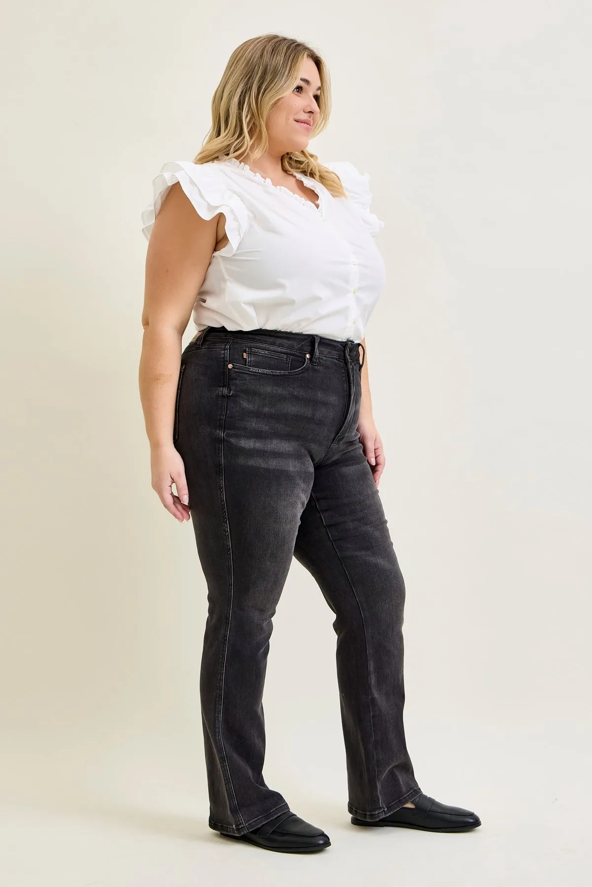 Daisy Tummy Control Bootcut - PLUS sold by Judy Blue product image thumbnail 4