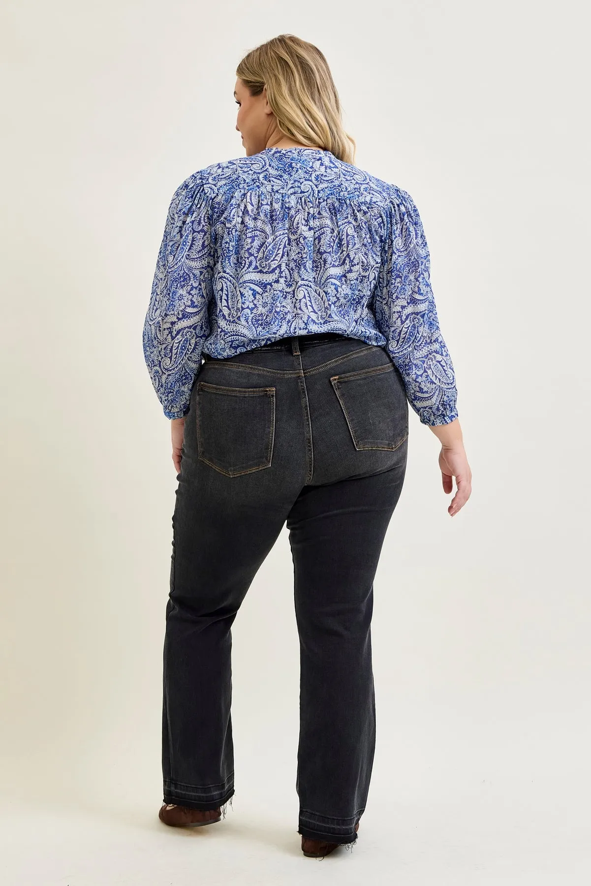 Daisy Released Hem Slim Bootcut Jeans - PLUS sold by Judy Blue product image thumbnail 4