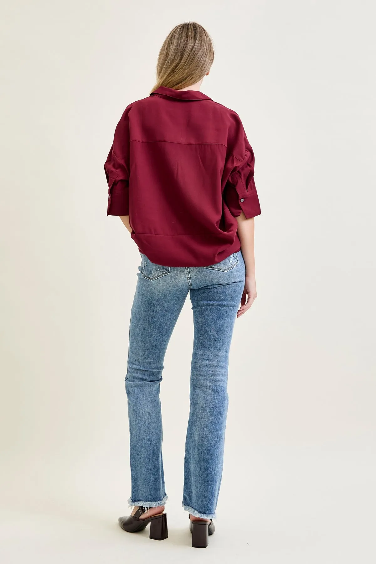 Daisy Bootcut with Fray Hem sold by Judy Blue product image thumbnail 4