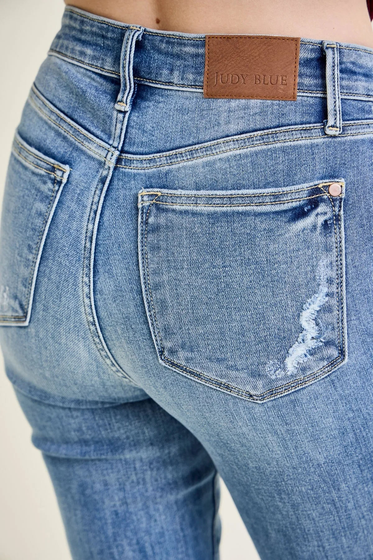 Daisy Bootcut with Fray Hem sold by Judy Blue product image thumbnail 2