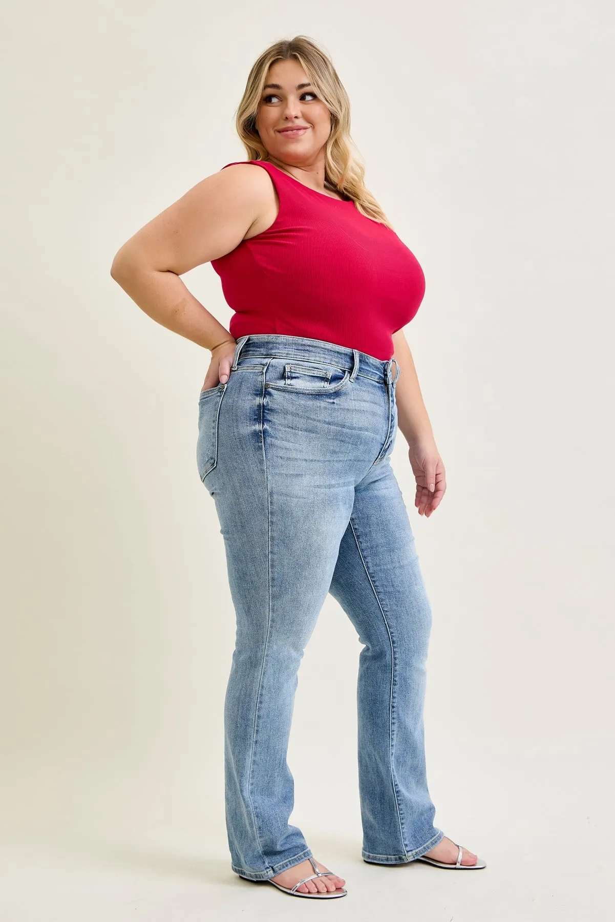 Daisy Bootcut Jeans - PLUS sold by Judy Blue product image thumbnail 2