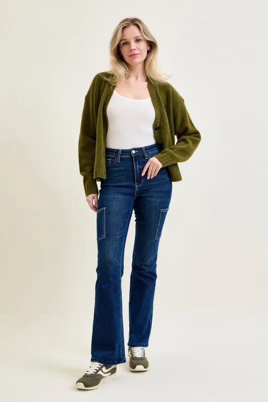 Daisy Cargo Bootcut Jeans sold by Judy Blue