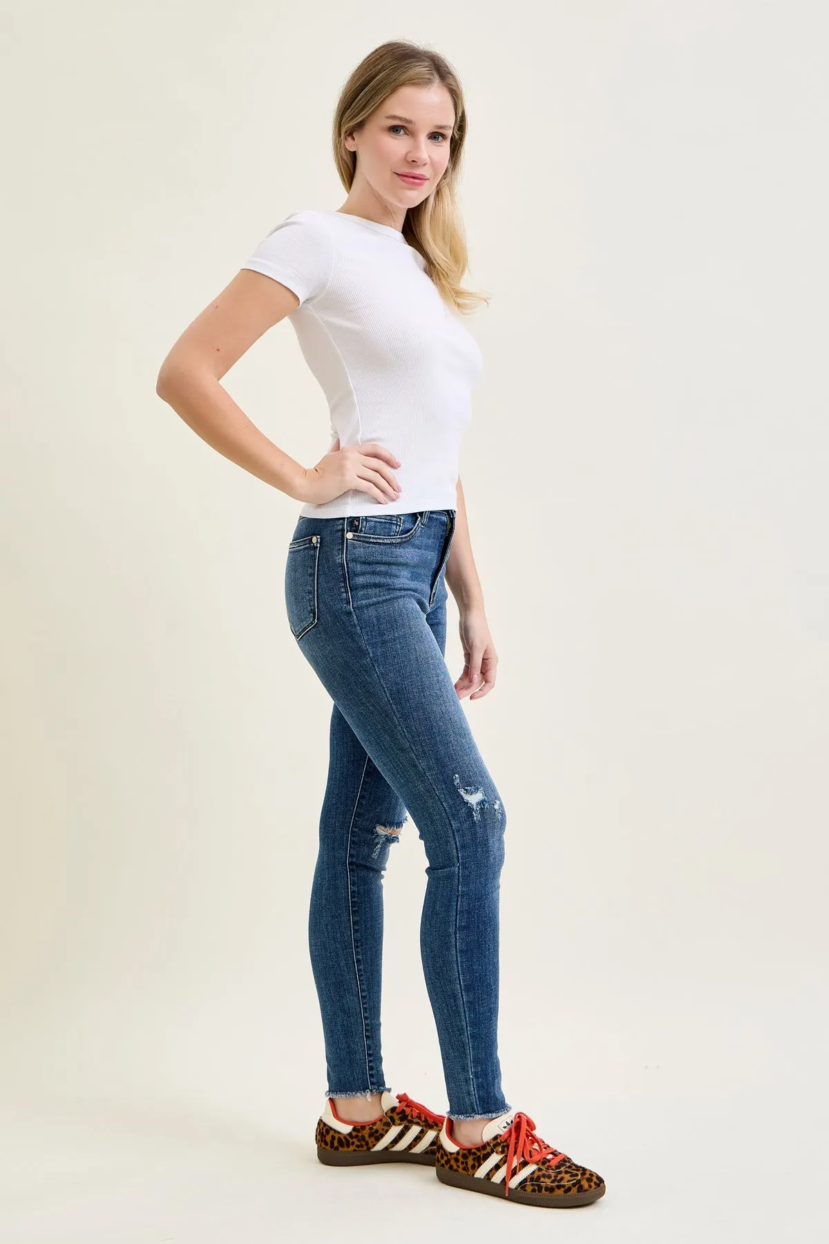 Sienna Skinny Jeans with Rips sold by Judy Blue product image thumbnail 2