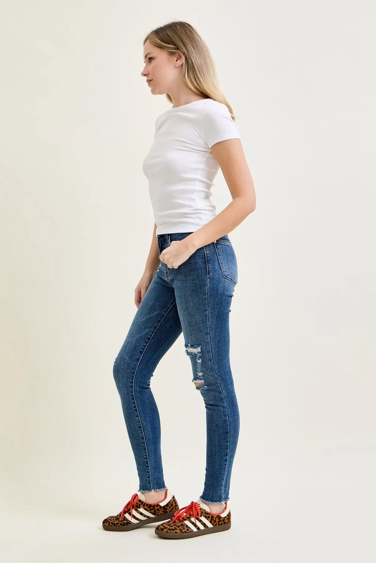 Sienna Skinny Jeans with Rips sold by Judy Blue product image thumbnail 4