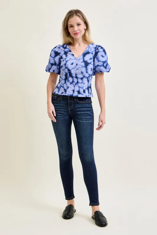 Sienna Handsand Resin Wash Skinny Jeans made by Judy Blue