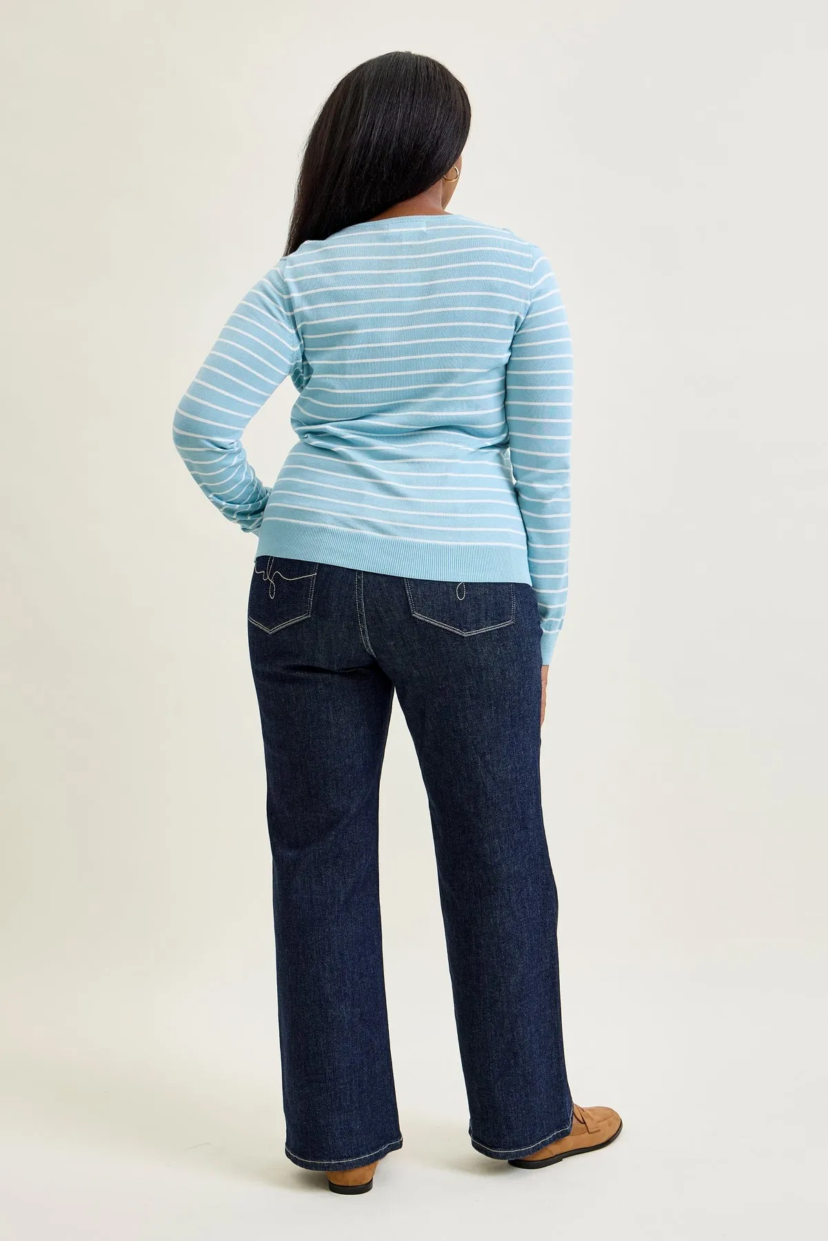 Lux Rinse Geometric Wide Leg - PLUS sold by Judy Blue product image thumbnail 4