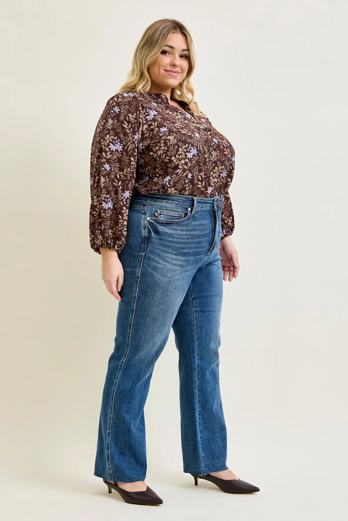 Kimberly Tummy Control Vintage Straight Jeans - PLUS sold by Judy Blue product image thumbnail 2