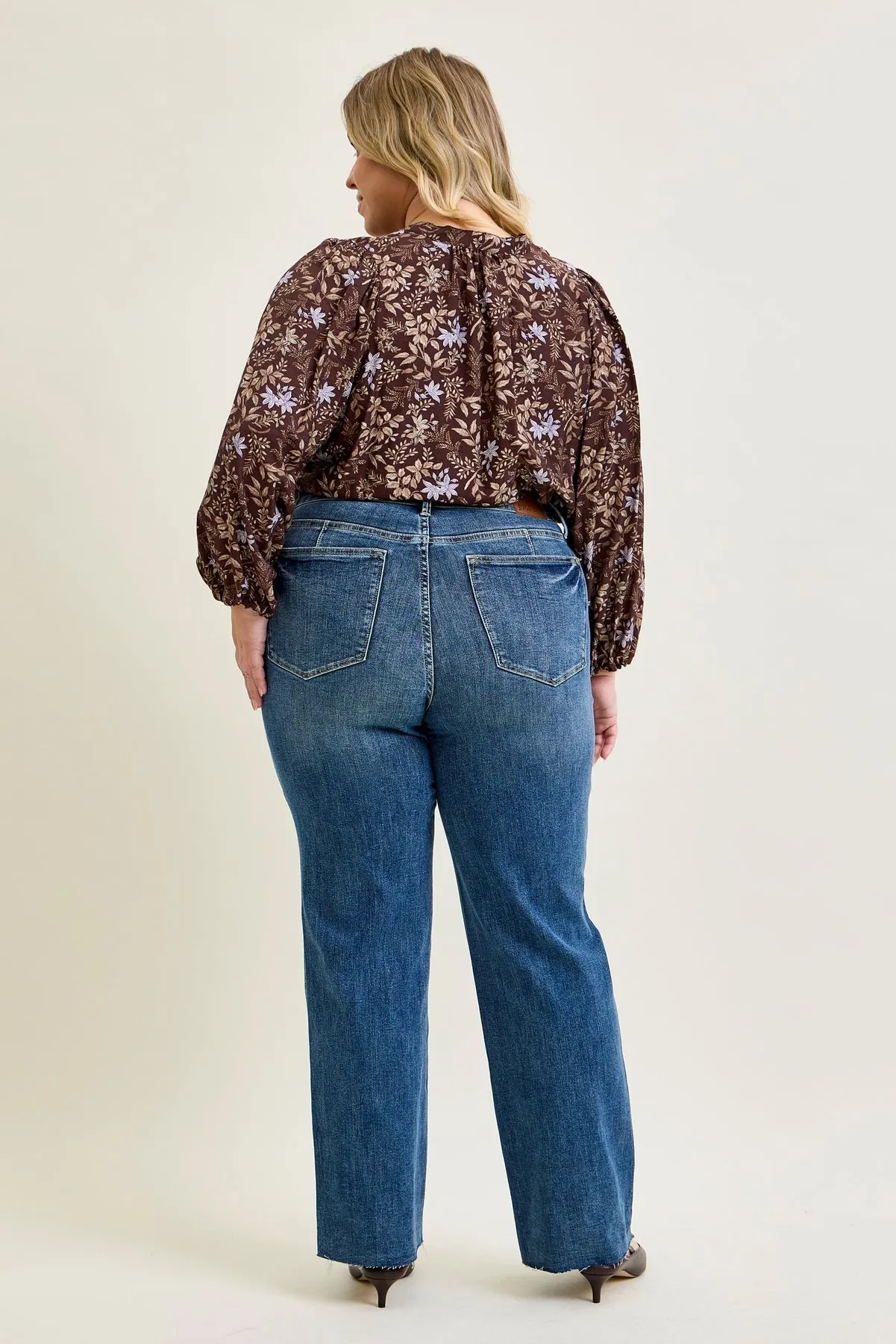 Kimberly Tummy Control Vintage Straight Jeans - PLUS sold by Judy Blue product image thumbnail 5