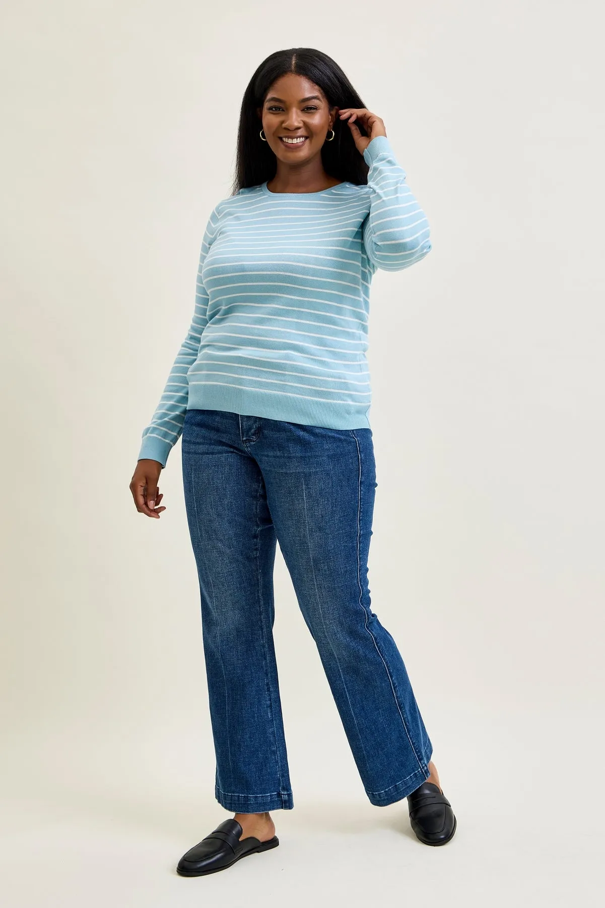 Daisy Bootcut Trousers with TC & Welt Pockets - PLUS sold by Judy Blue product image thumbnail 3