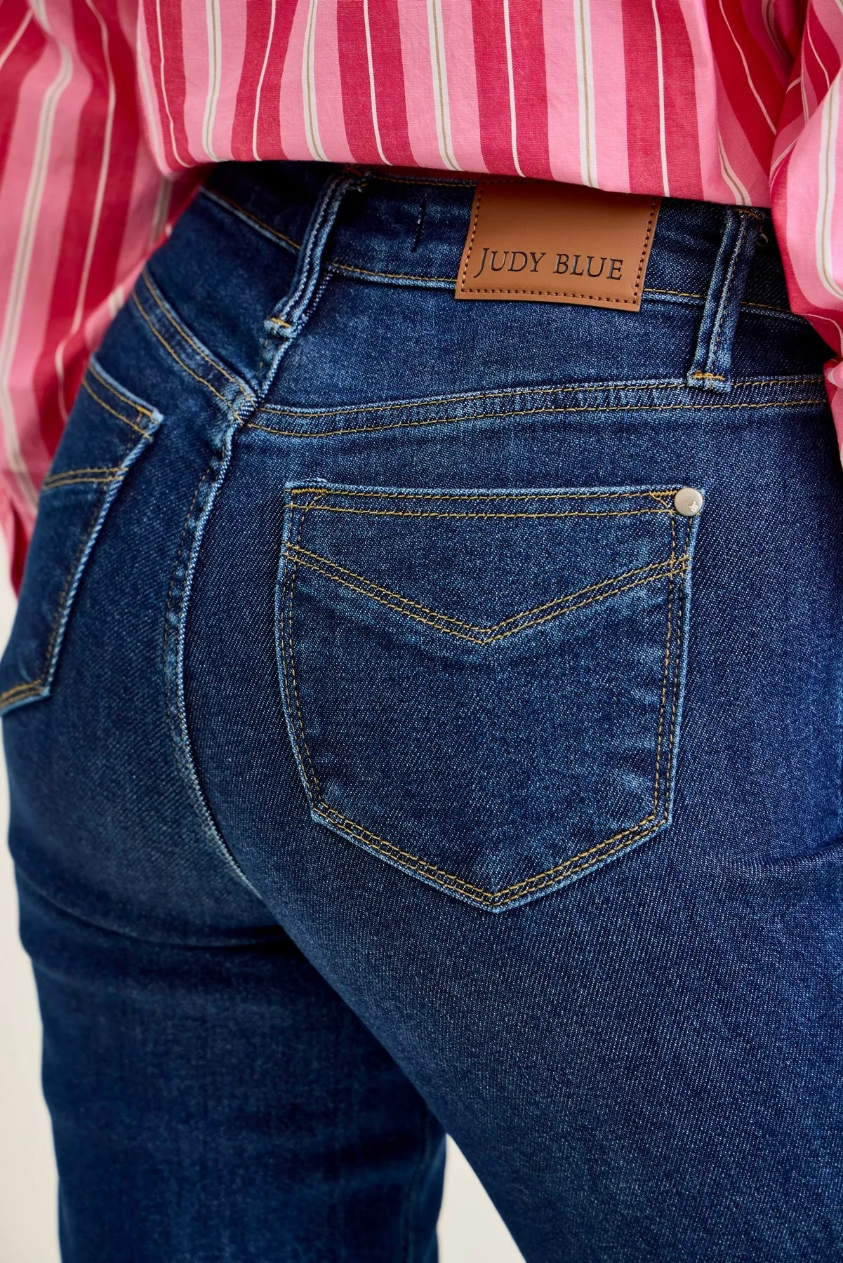 Kimberly Tummy Control Classic Straight Jeans sold by Judy Blue product image thumbnail 2