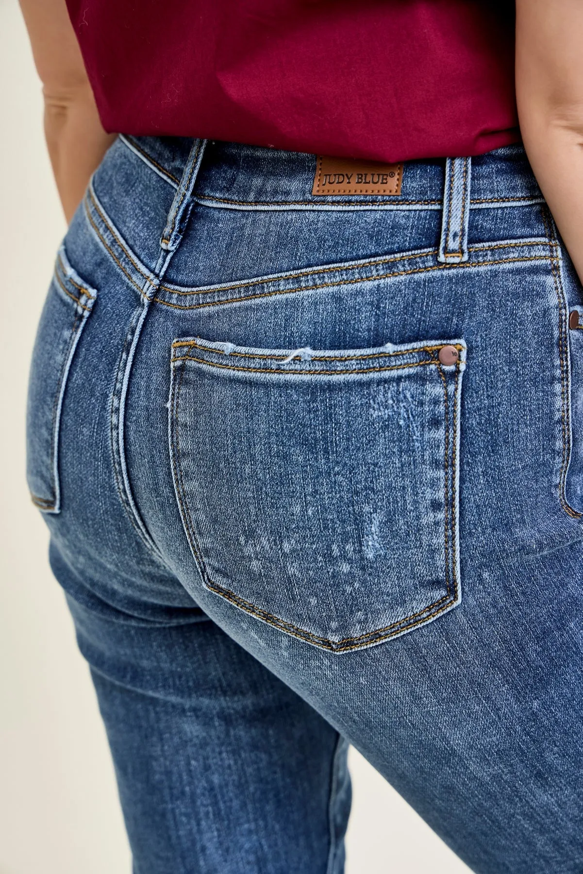 Billie Bleach Splash Boyfriend Jeans sold by Judy Blue product image thumbnail 2