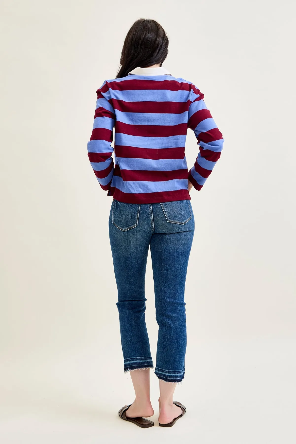 Amy Vintage Wash Kick Flare With Released Hem sold by Judy Blue product image thumbnail 5