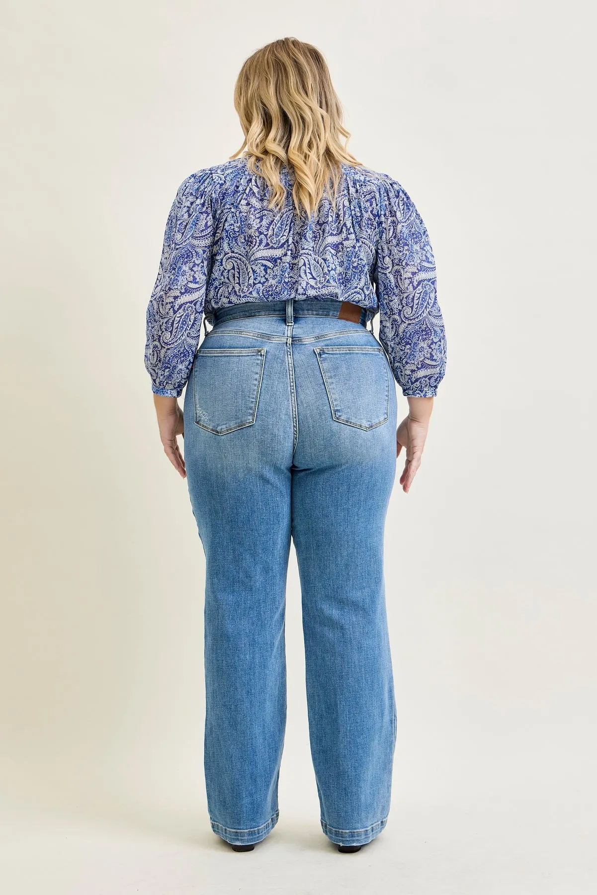 Kimberly Trouser Straight Fit Jeans - PLUS sold by Judy Blue product image thumbnail 4