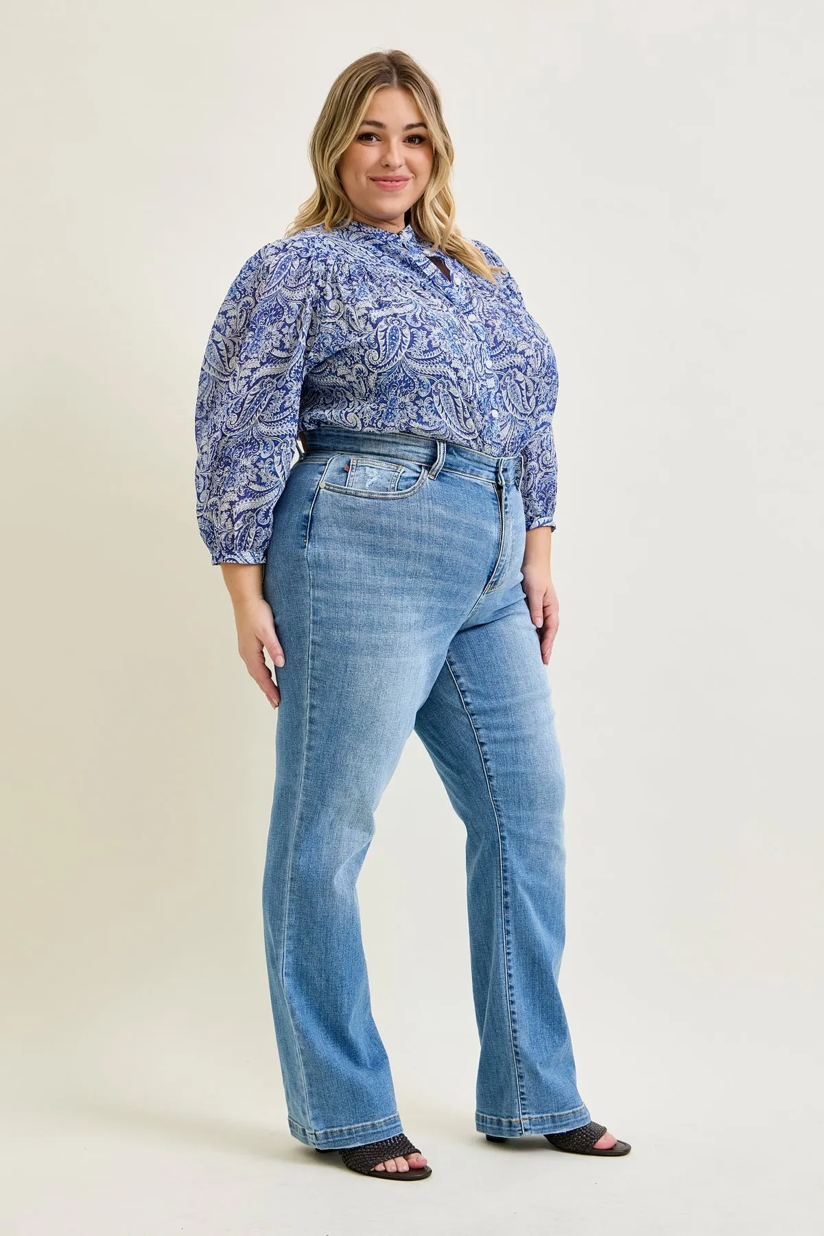 Kimberly Trouser Straight Fit Jeans - PLUS sold by Judy Blue product image thumbnail 2