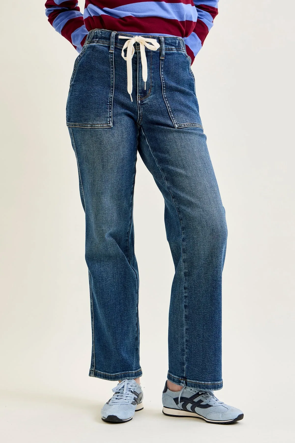 Lux Drawstring Wide Leg sold by Judy Blue product image thumbnail 5