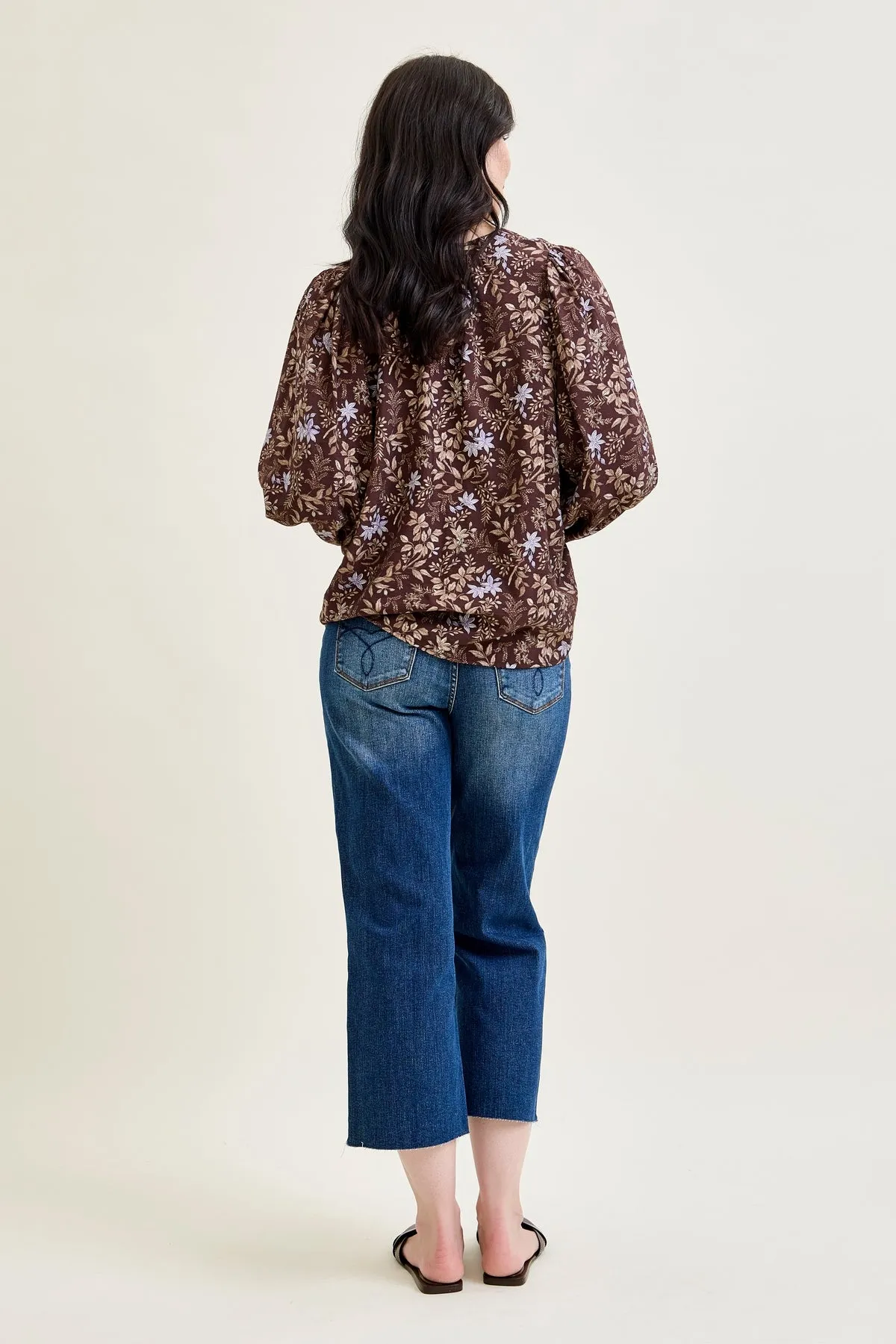 Dottie Back Pocket Classic Cropped Wide Leg Jeans sold by Judy Blue product image thumbnail 4
