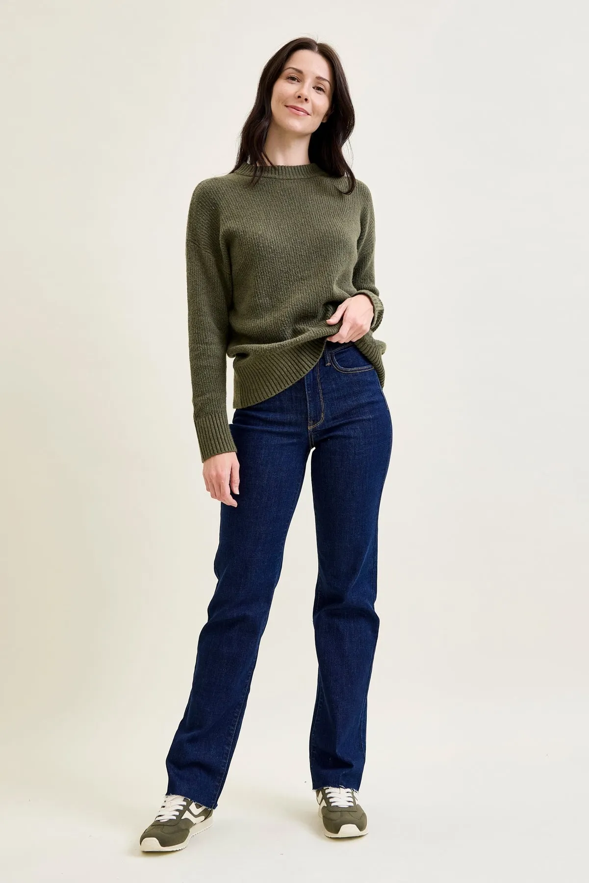 Kimberly Vintage & Back Darts Straight Leg Jeans sold by Judy Blue