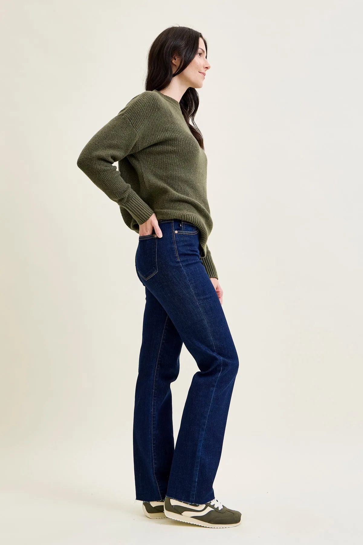 Kimberly Vintage & Back Darts Straight Leg Jeans sold by Judy Blue product image thumbnail 2