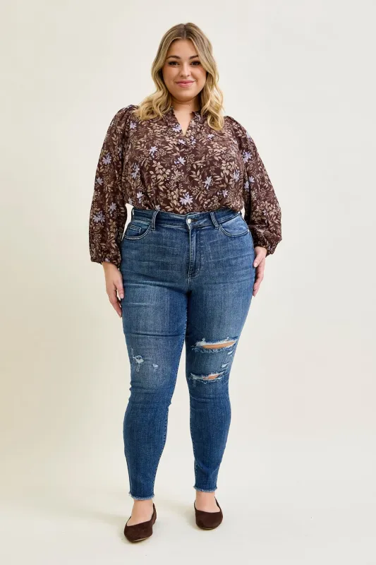Sienna Skinny Jeans with Rips - PLUS made by Judy Blue