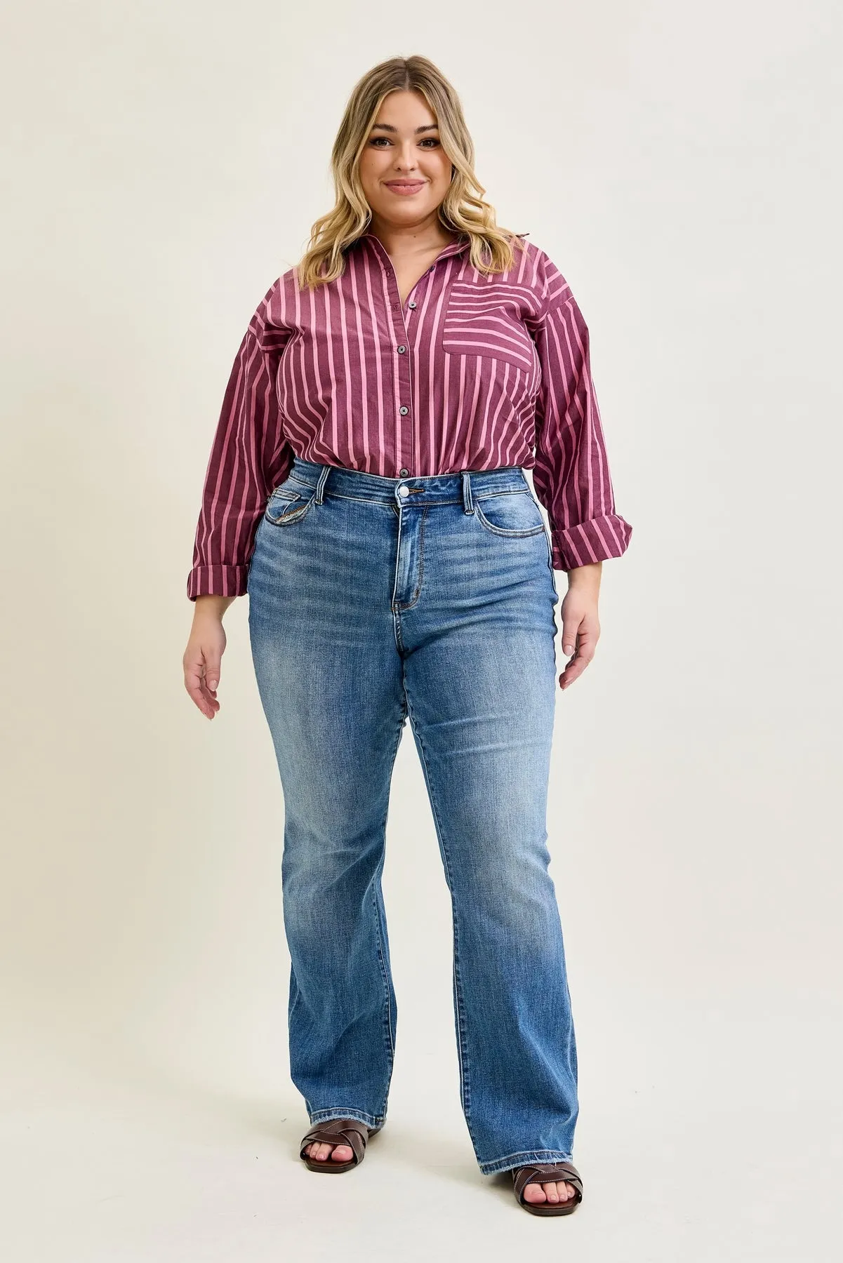 Daisy Vintage Bootcut - PLUS sold by Judy Blue