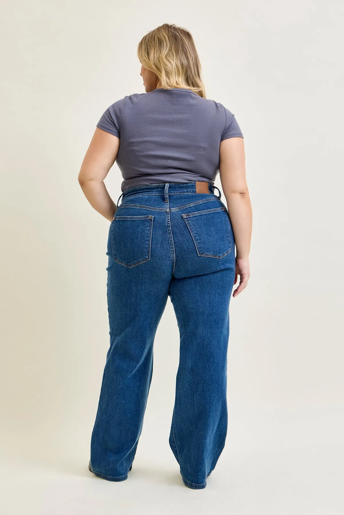 Lux Vintage Classic Wide Leg - PLUS sold by Judy Blue product image thumbnail 4