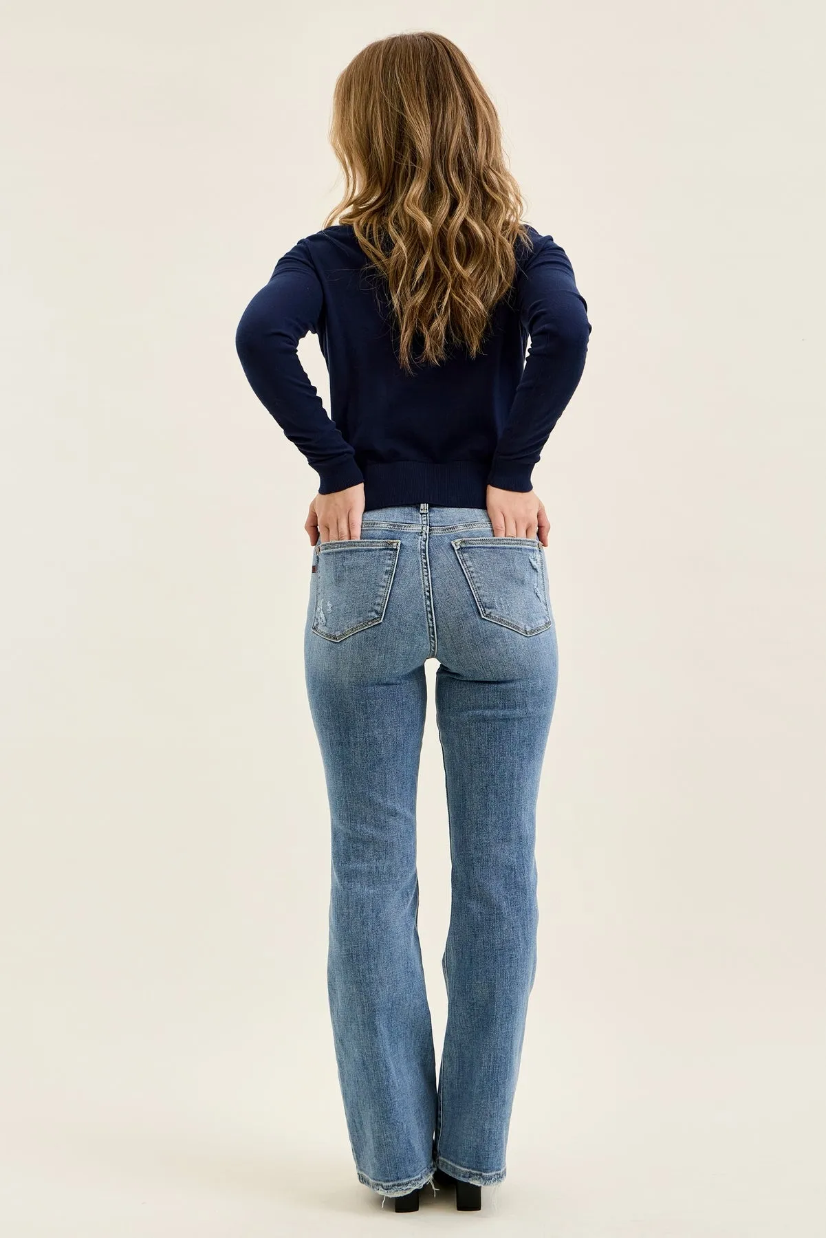 Daisy Vintage Bootcut With Destroy Hem sold by Judy Blue product image thumbnail 5