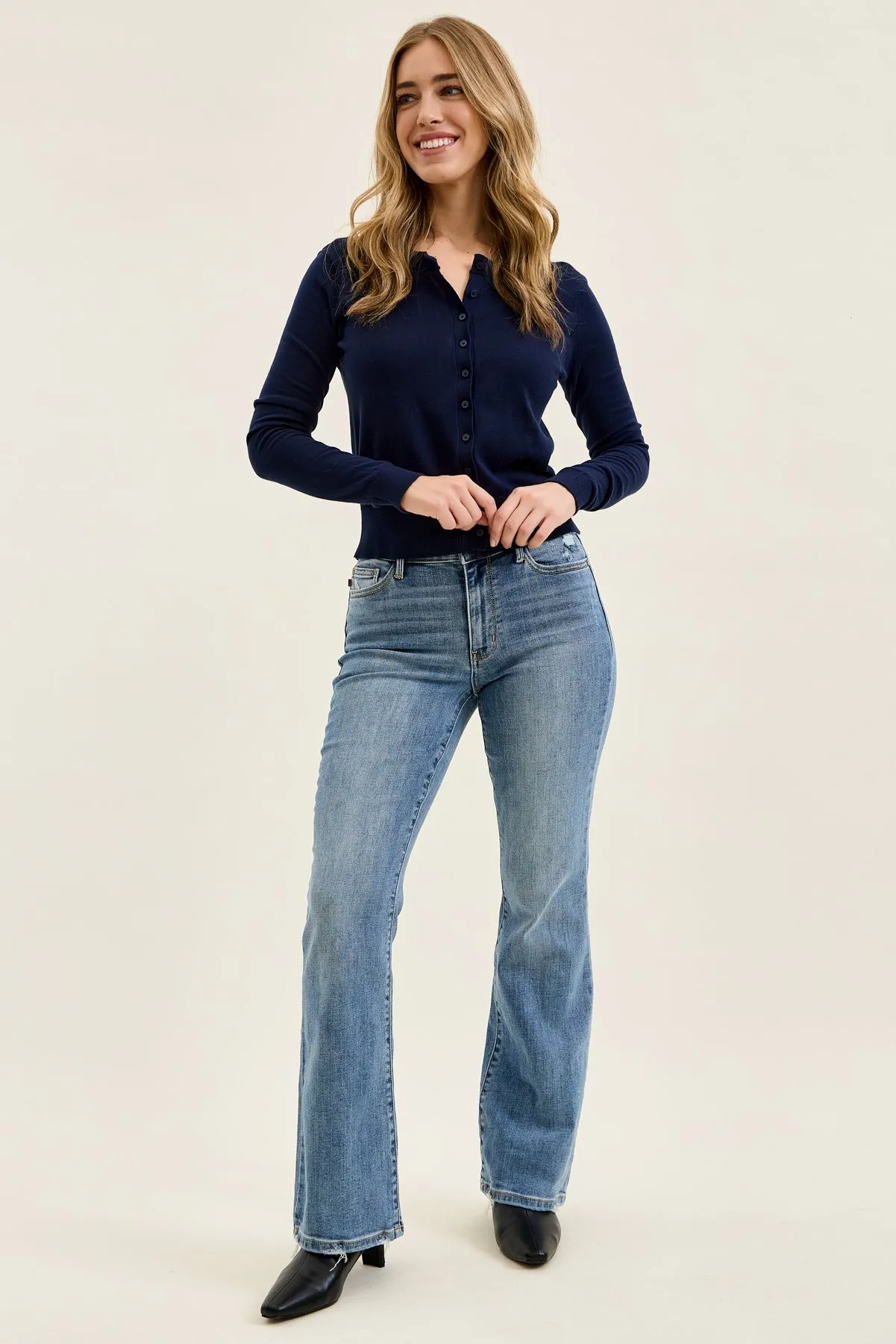 Daisy Vintage Bootcut With Destroy Hem sold by Judy Blue product image thumbnail 3