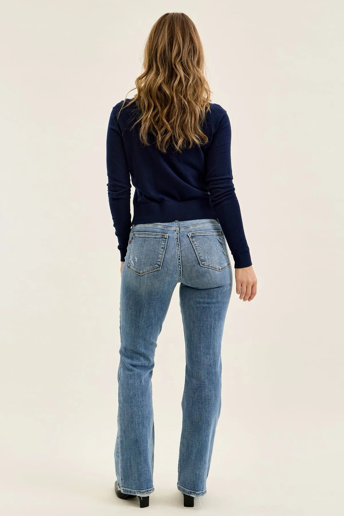 Daisy Vintage Bootcut With Destroy Hem sold by Judy Blue product image thumbnail 4