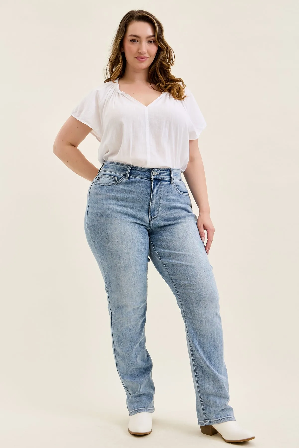 Brenda 90's Straight Fit - PLUS sold by Judy Blue product image thumbnail 3