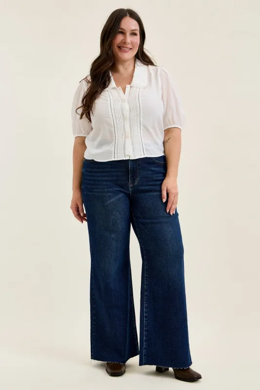 Lux Retro Wide With Adjustable Tabs - PLUS made by Judy Blue