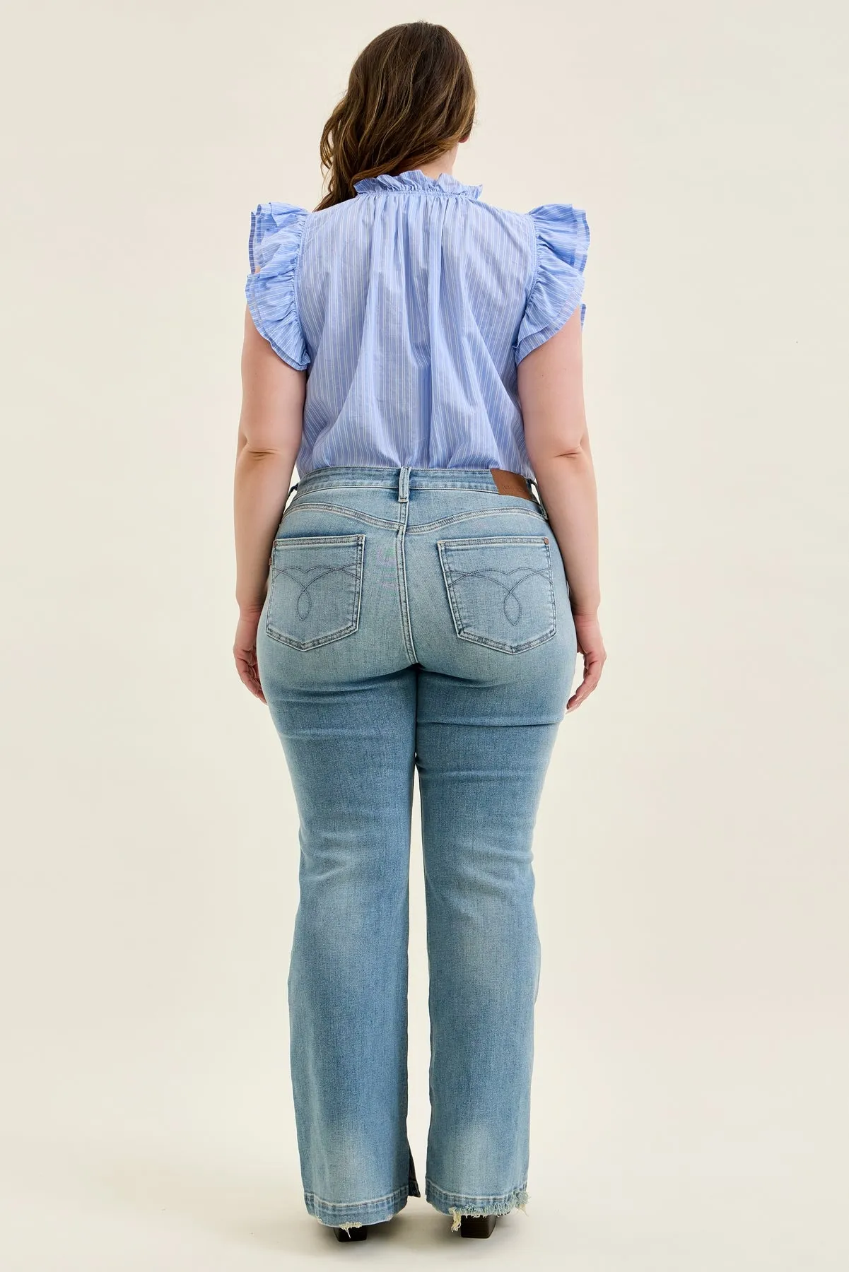 Multi Inseam Charlotte Flare (Standard Inseam) - PLUS sold by Judy Blue product image thumbnail 4