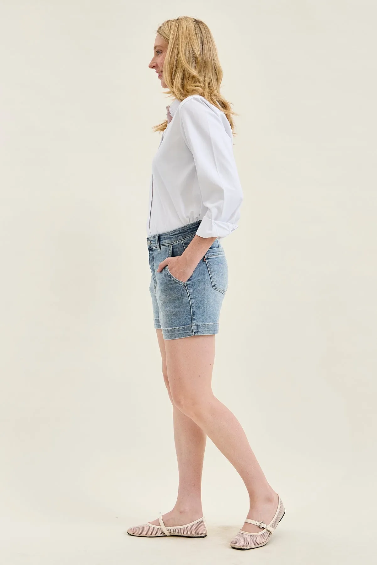 Margo Tailored Shorts sold by Judy Blue product image thumbnail 3