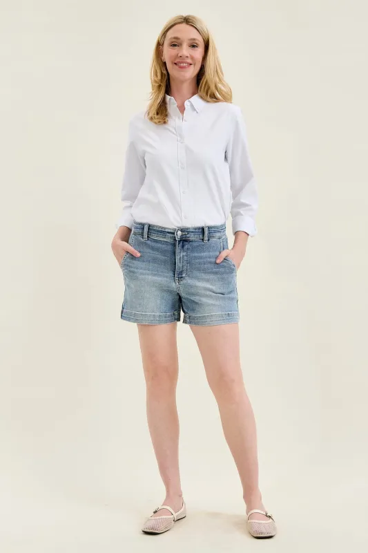Margo Tailored Shorts made by Judy Blue