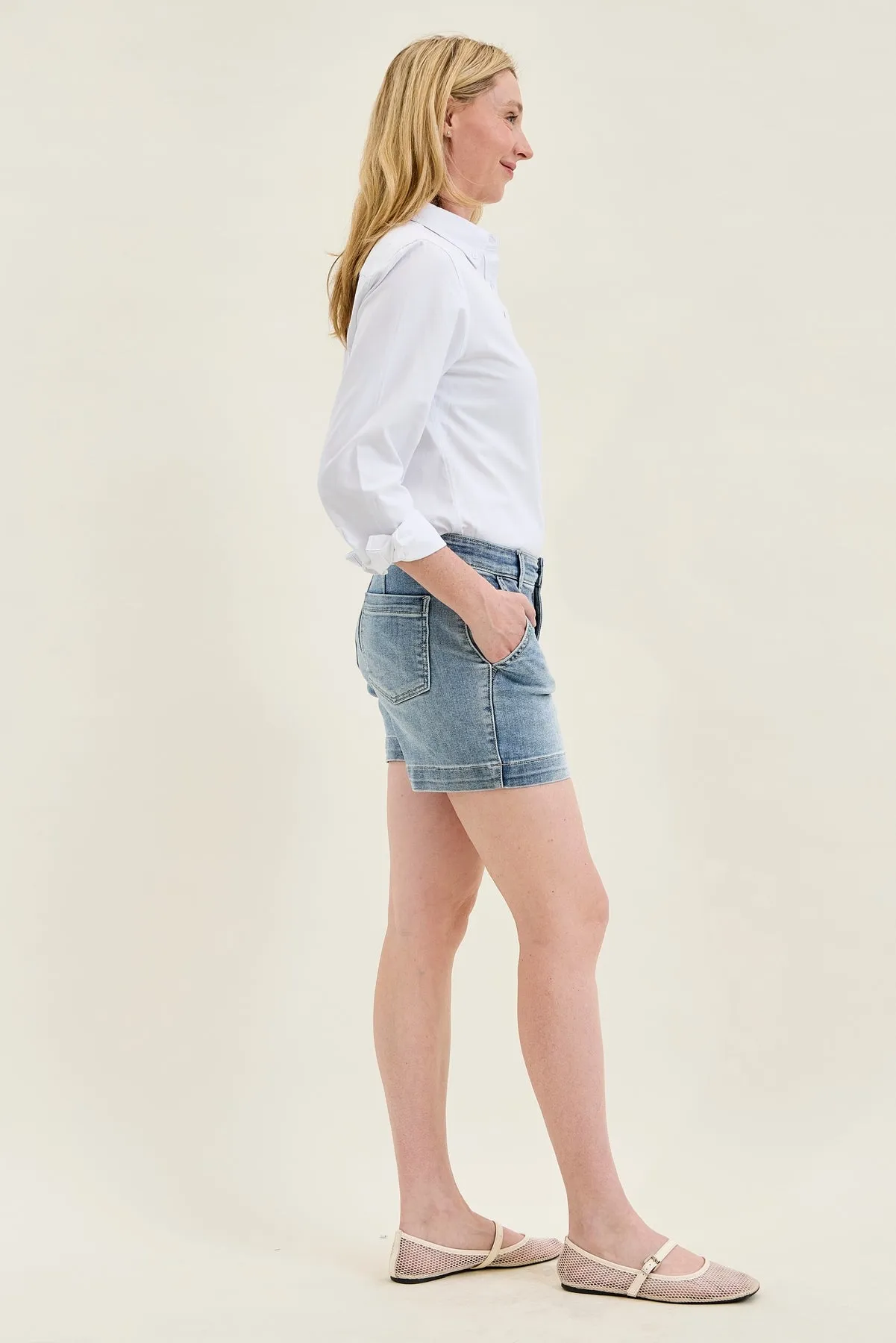 Margo Tailored Shorts sold by Judy Blue product image thumbnail 5