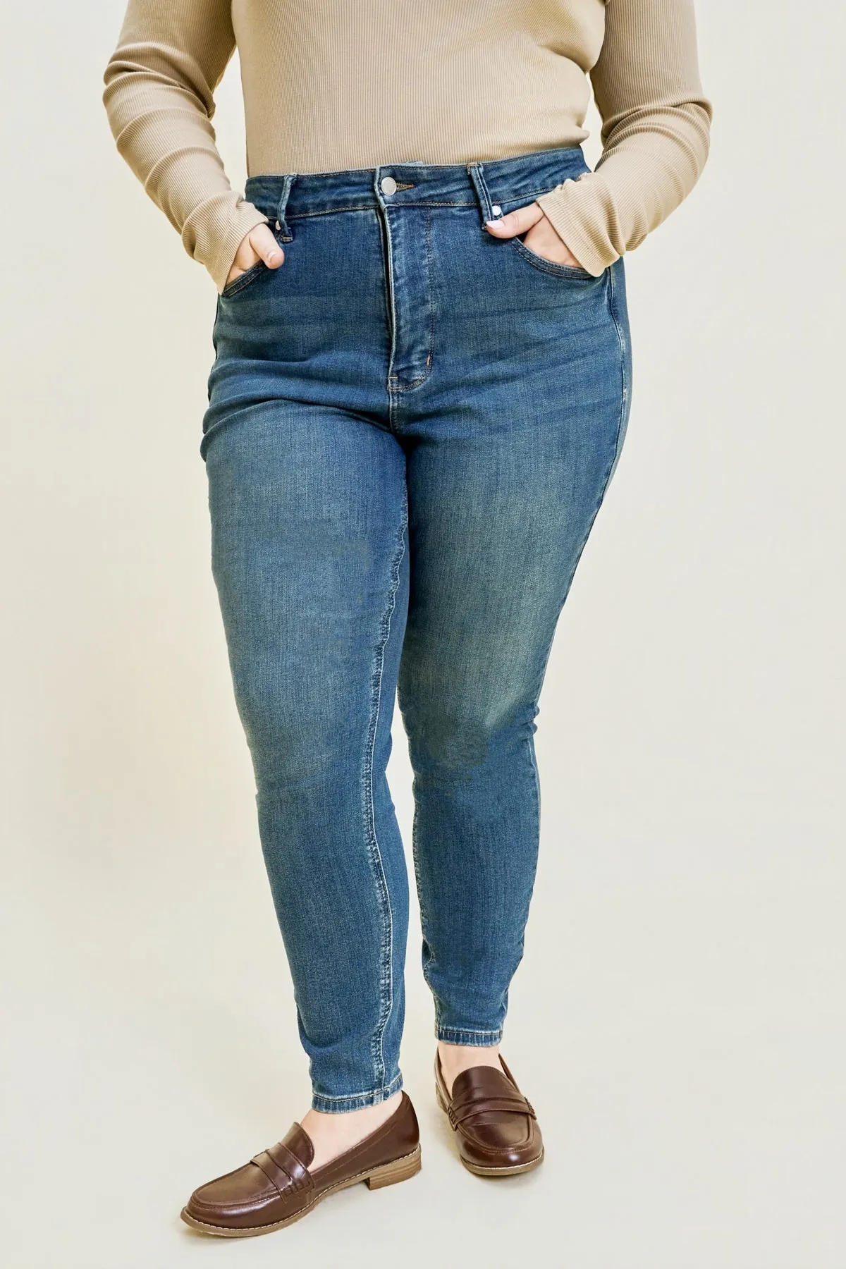 Sienna Tummy Control Classic Skinny Jeans - PLUS sold by Judy Blue product image thumbnail 5