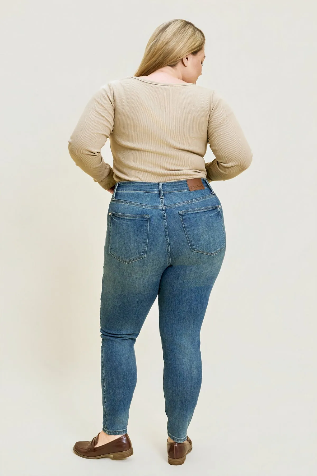 Sienna Tummy Control Classic Skinny Jeans - PLUS sold by Judy Blue product image thumbnail 4