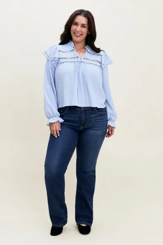Kimberly Multi Inseam Straight Fit Jeans (Long) - PLUS made by Judy Blue